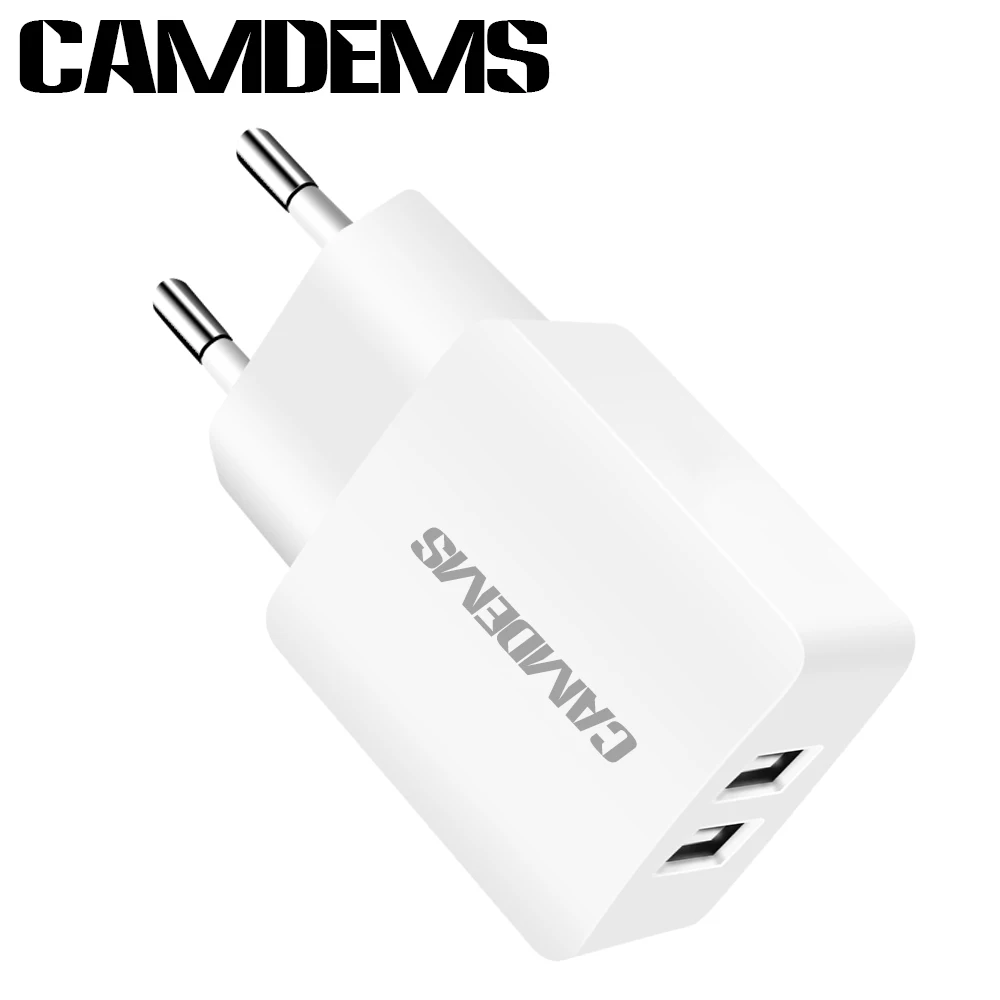 CAMDEMS 5В 2A ЕС штепсельная вилка AC адаптер портативное зарядное устройство USB для