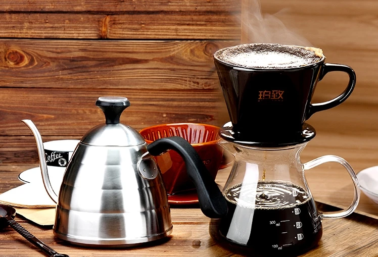 BEMYZONE Hand coffee pot Package combination ceramics Brewing cup