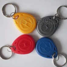 200pce/Лот Бесконтактный RFID пластик 125 кГц брелок для систем контроля доступа