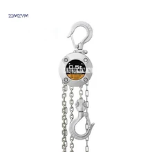 0,5 т х 3 м подъемный рычаг Цепной подъемник 304 нержавеющая сталь промышленный 0,5 тонн цепной блок кран подъемный строп инструмент для обработки материалов