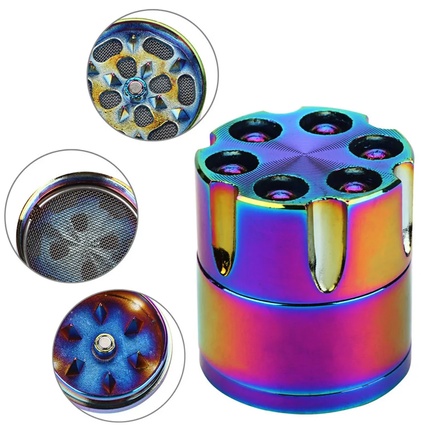 

3-layer Aluminum Herbal Herb Tobacco Grinder Smoke Grinders Dropshipping &
