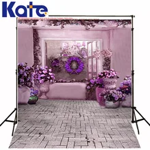 200 см* 150 см Fundo Повесьте венок из flowers3D Детские фотографии фон Задний план LK 2124