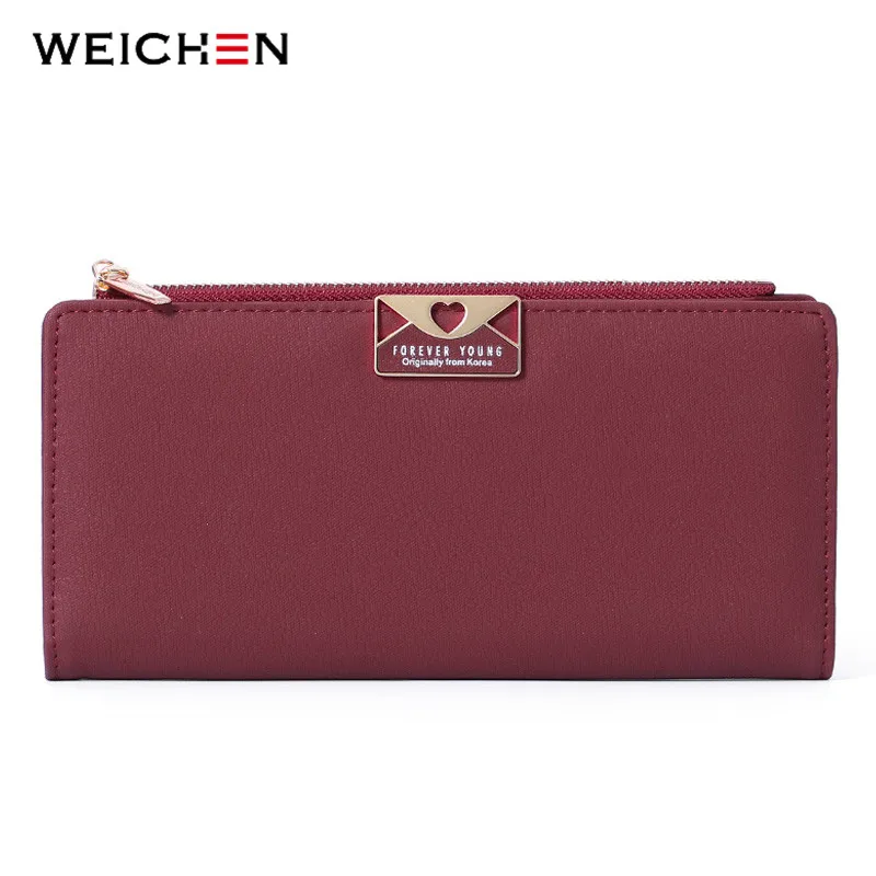 

Weichen 2019 Long Zipper Wallet Women Phone Purse Pocket Card Holder Female Clutch Purse Ladies Carteira High Quality