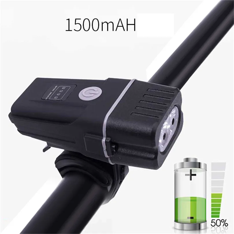 USB Rechargeable Bike light Bicycle front light Prevent Glare High Light  Head Light built-in battery A30