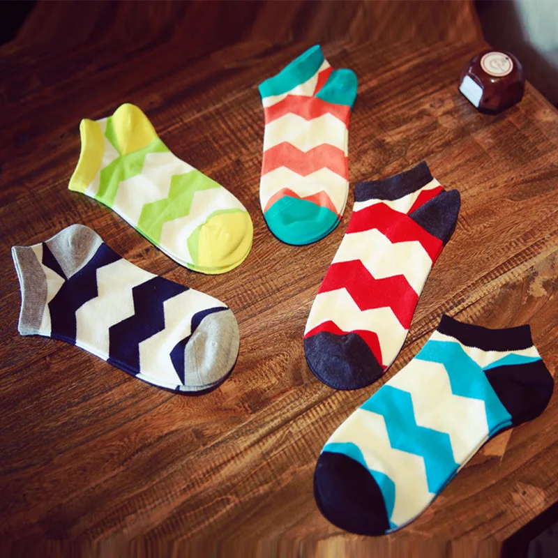 10 Пар/лот Производители осенью лодка мужчины носки студенты спортивные волна