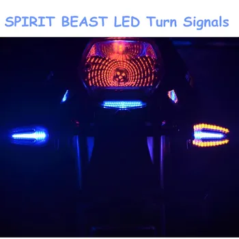 

SPIRIT BEAST Motorcycle Signal light LED Steering lights modified accessories lights off road vehicle steering lights bi color