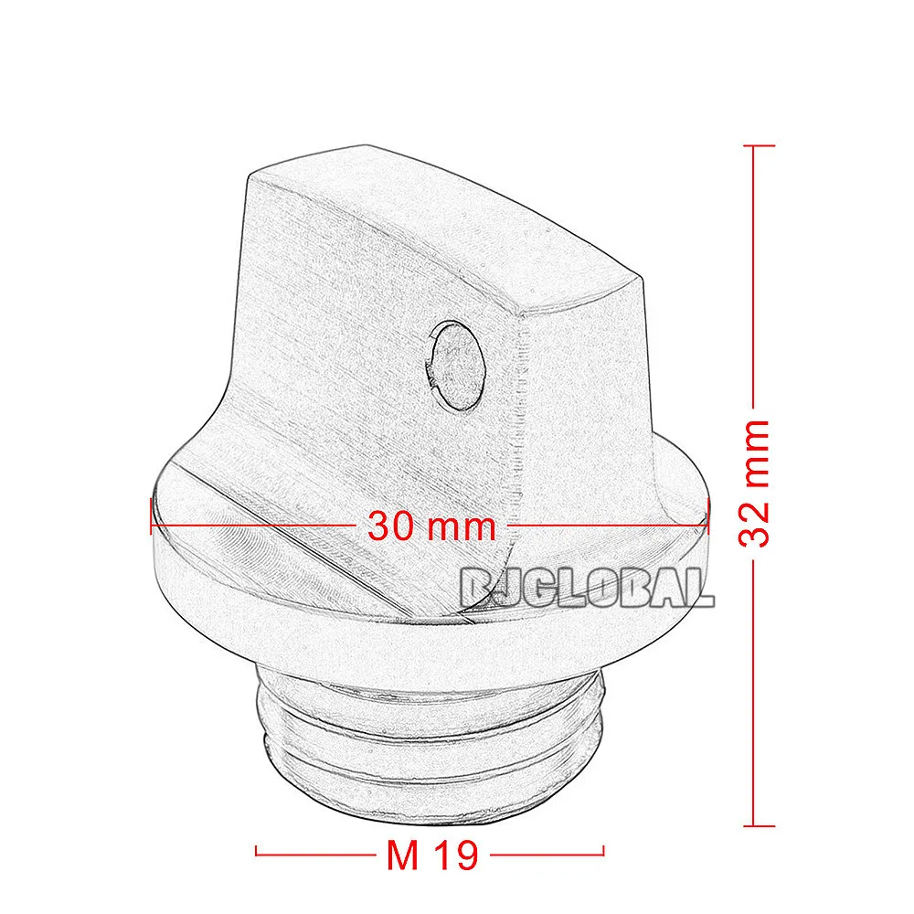 BJGLOBAL мотоцикл M20* 2,5 масляный наполнитель Крышка Заглушка для Honda Yamaha Kawasaki Z800 Z900 Z650 Ducati Yamaha mt09 mt07 tmax 530 500