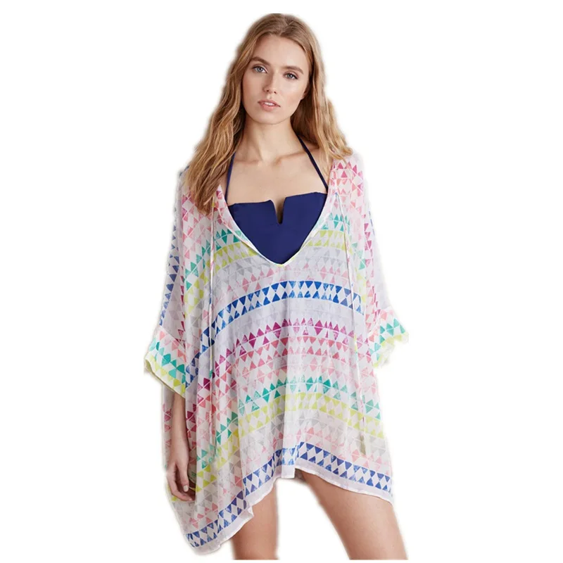 chiffon beach kaftan