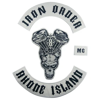 

Iron Order DIY Apparel Accessories Patch Embroidery Badge Iron on Biker Sewing Fabric Motorcycle Stickers on Clothes Patches
