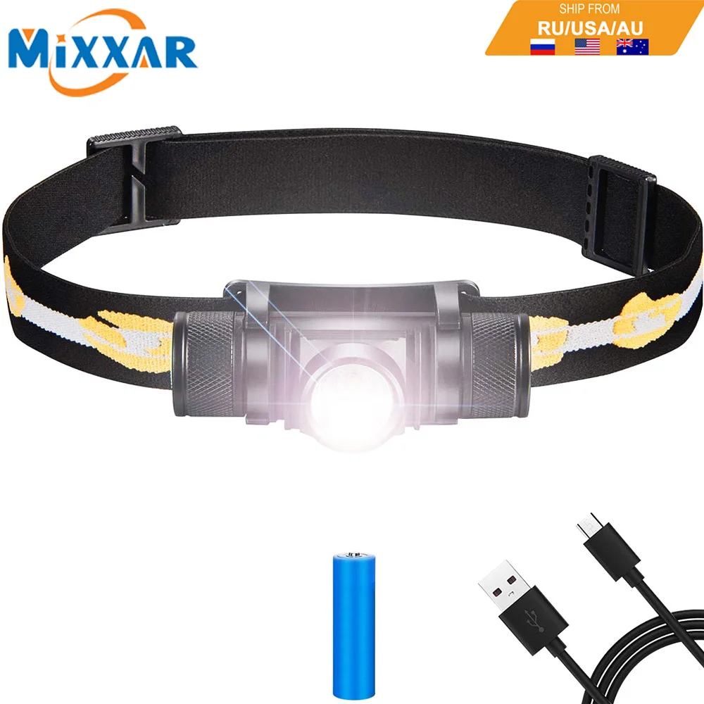 

Dropshipping 10000 Lumen Rechargeable L2 LED Headlamp Battery Durable Waterproof Dustproof Headlight Works As Camping and Hiking