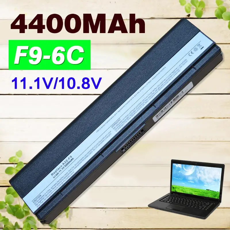 Аккумулятор 4400 мАч 11 1 В для ноутбука Asus F6E F6A F6K F9DC F9E F9F F6K54S-SL Z53 F6 | Компьютеры и офис
