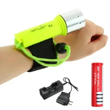Diving font b Flashlight b font 2000LM font b LED b font CREE T6 Waterproof Lanterna