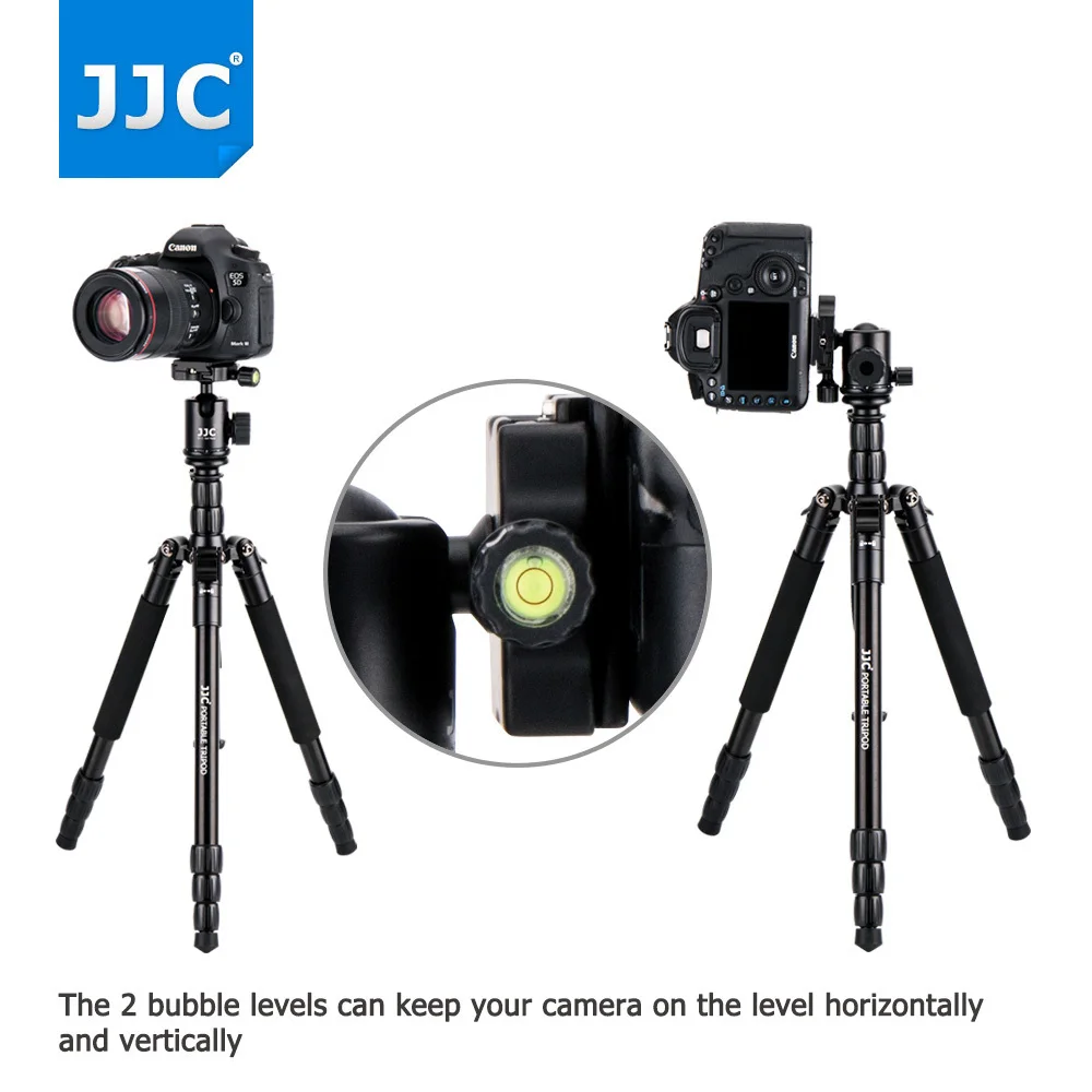 Jjc-dslr Tripé de Câmera para Canon Nikon Sony Fujifilm Olympus Pentax Panasonic Suporte Suporte Flexível Bola Cabeça Monopé Portátil - Image 6