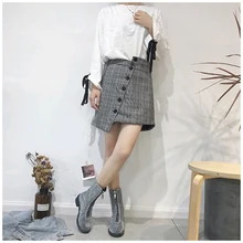 Ankle Boots For Women Flat Black Classical Winter Autumn Zipper Platform Martin Boots Thick Heel Women's Boots Botas Mujer 2018 prova perfetto black ankle boots for women rivets studded flat autumn botas mujer genuine leather platform rubber martin boots