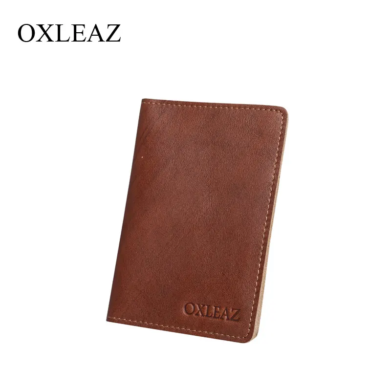 OXLEAZ RFID Genuine Leather Men Credit Card Purse Minimalist Male