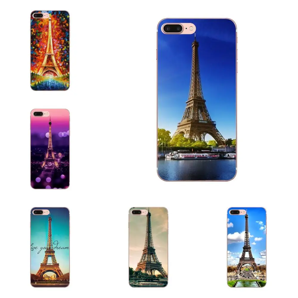 

Soft Phone Case Coque Eifel Tower For Samsung Galaxy Note 5 8 9 S3 S4 S5 S6 S7 S8 S9 S10 mini Edge Plus Lite