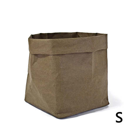 Моющаяся бумага для рукоделия горшки для суккулентов сумки скандинавские стильные украшения антиразрывная универсальная сумка для хранения бумаги - Цвет: G