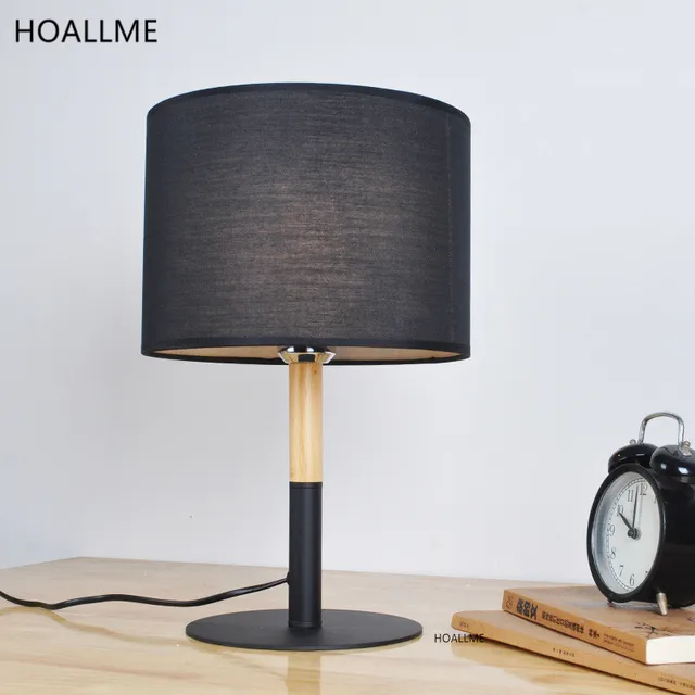 Modern Brief Table Lamp Wood Base Fabric Lampshade Living Room Bedroom Wooden Table Lamps Fixtures Lamparas Modern Brief Table Lamp Wood Base Fabric Lampshade Living Room Bedroom Wooden Table Lamps Fixtures Lamparas