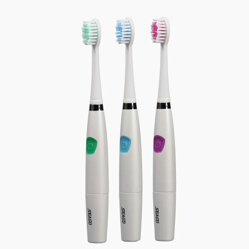 Seago SG-612 Electric Sonic toothbrush Intelligent 2 mins timer 5 brush heads Battery Power ABS/TBE Tooth teeth brush Oral Care Seago SG-612 Electric Sonic toothbrush Intelligent 2 mins timer 5 brush heads Battery Power ABS/TBE Tooth teeth brush Oral Care