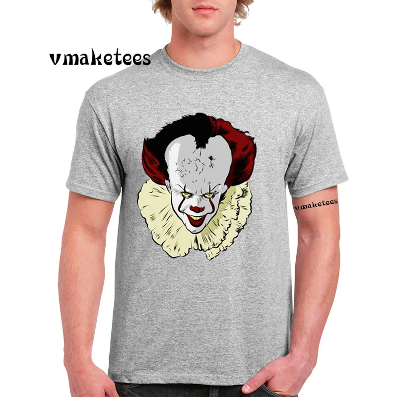 Мужские с принтом танцующий клоун Pennywise модная футболка Летняя Повседневная