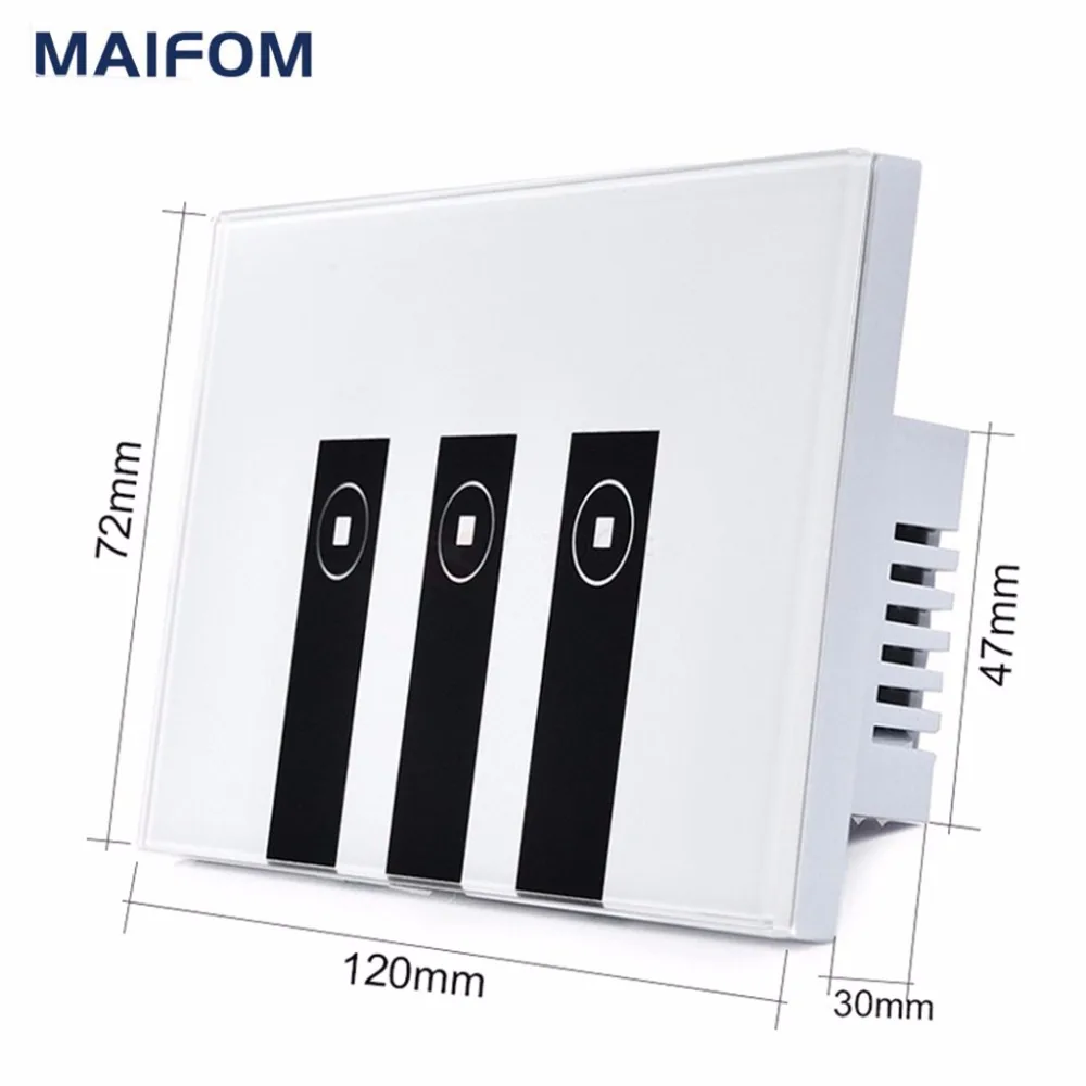 MAIFOM Wi Fi сенсорный переключатель Ewelink приложение управление стекло сенсорной