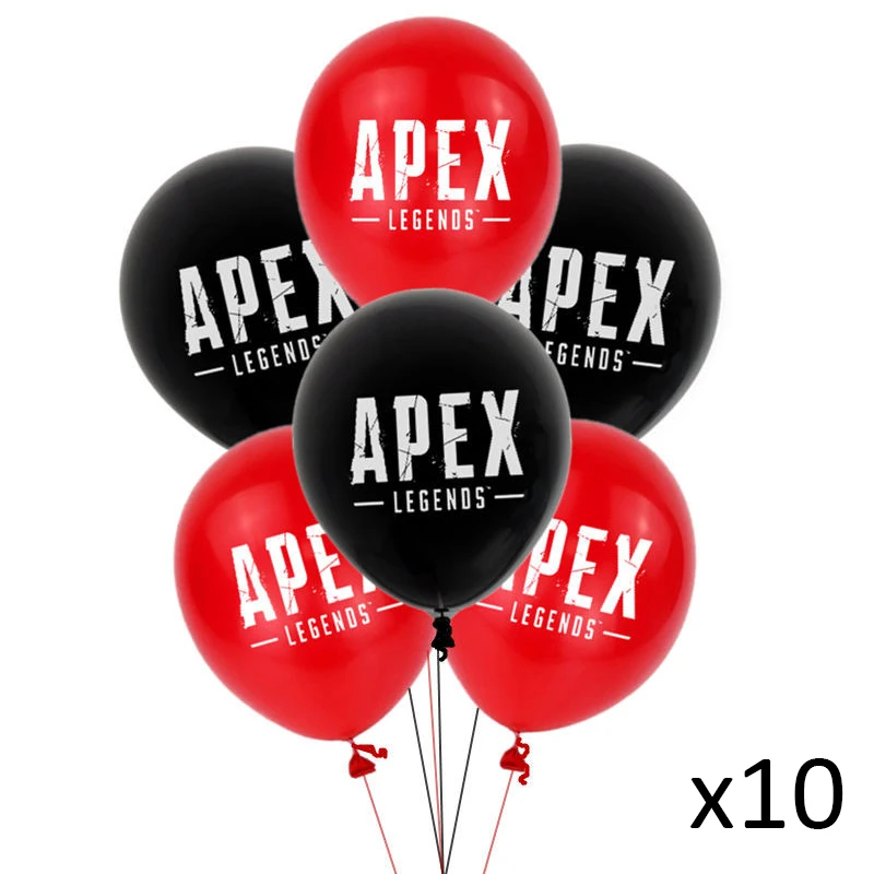 Apex 伝説誕生日パーティーの装飾バルーンレイスパスファインダーライフラインジブラルタル Diy 壁紙キャンバス絵画 使い捨てパーティー食器 Aliexpress