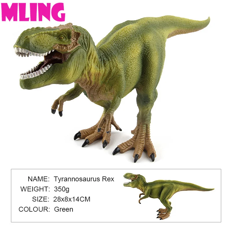 Tyrannosaurus зеленый Юрского периода головоломка обучения развития серии Динозавров