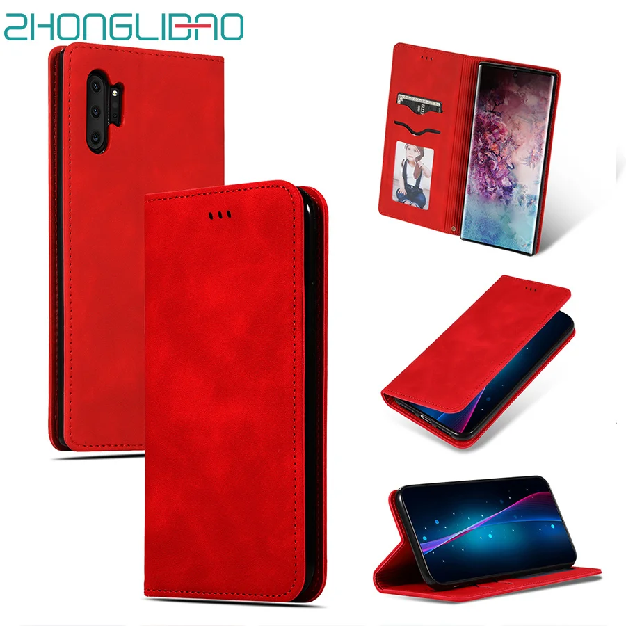 

Luxury Flip Leather Card Wallet Case for Samsung Galaxy Note 10 Plus for Samsung A50 A70 A30 A20 A40 A10e A60 A20e 2019 Fundas
