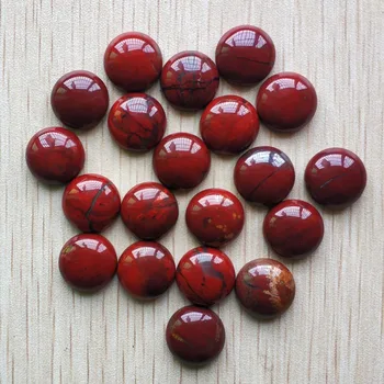 

Wholesale 50pcs/lot fashion good quality natural rainbow stone round CAB CABOCHON charms beads 14mm for jewelry making free