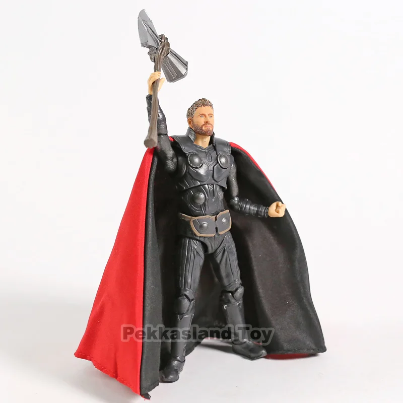 Фильм SHF Мстители Бесконечность война Тор одинсон 6 "ПВХ фигурку Дети игрушки