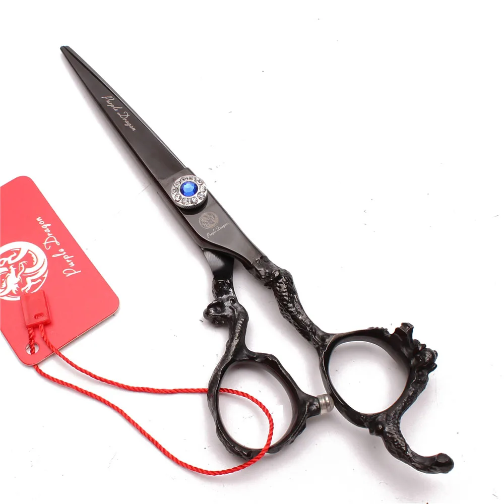 9003# 5.5" 16cm Shiny 440C Hairdressing Scissors Straight Shears Thinning Shears Professional Hair Scissors Salon Haicut Shears