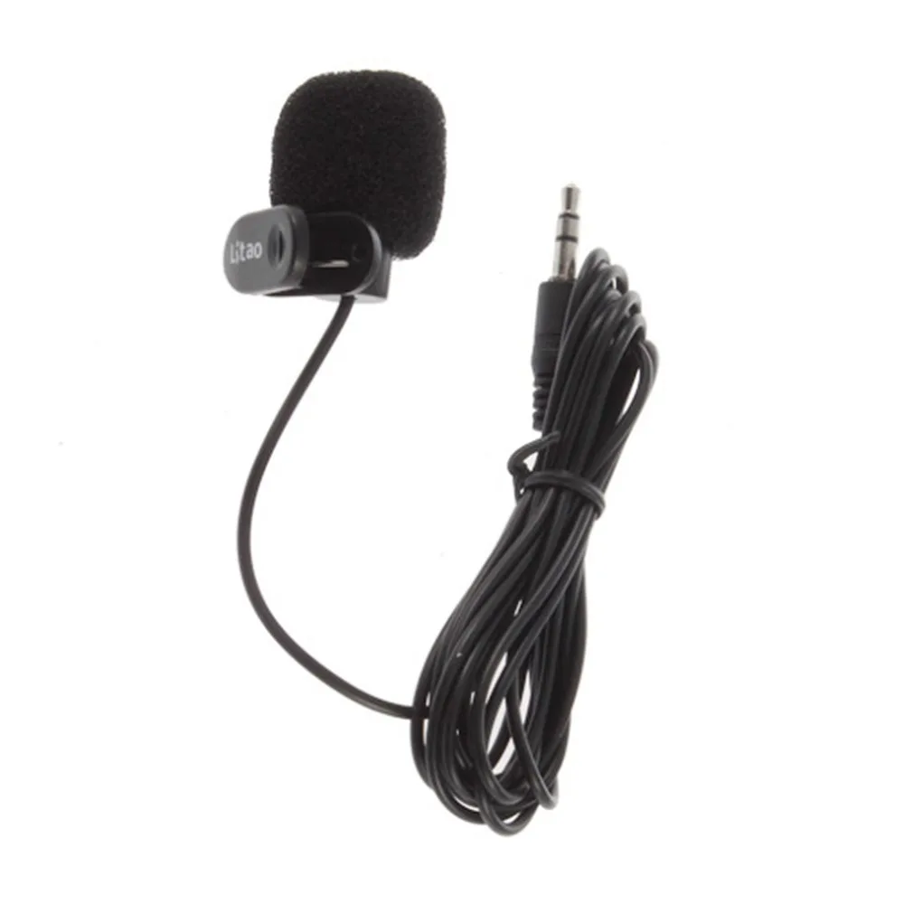 10Pcs Clip on Microphone Hands Free Clip on 3.5mm Mini Studio Speech
