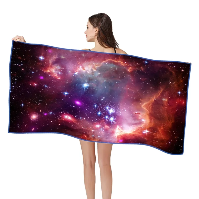 

SERIES 2 160*80cm 3D HD Printed Beach Swimming Towel Quik Dry Microfiber Fabric Sand Free Multifuntion Beach Towels