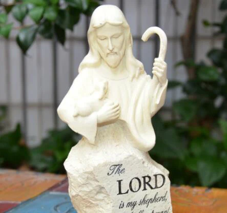 

Jesus resin handicraft religious gift father home furnishing holy decor jesu Catholicism lamb of god lord statue Christ figure