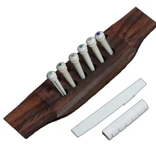 В народном стиле Гитары ксилофон мост Роза кости на дне аккорд подставки-Бридж