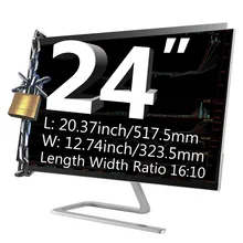 YOSON 24 дюймов Широкоэкранный Универсальный конфиденциальности Экран Фильтр конфиденциальности фильтр для 16: 10 Экран протектор