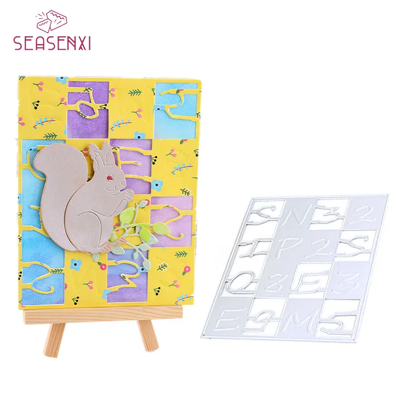 Metal Cutting Dies New 2018 Letter Word Snijmal en Embossing Die Cuts for Card Making Frame Scrapbooking Troqueles | Дом и сад
