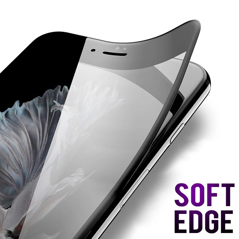Kopen YKSPACE 9 H 0.2mm Soft PET rand 3D Gebogen Volledige Cover Gehard Glas Screen Protector Voor iPhone 6 6 s 7 8 Plus Anti blue ray