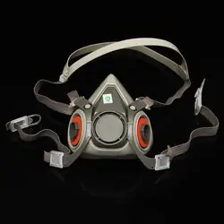 Легкая удобная для взрослых респиратор картина спрей пыли противогаз Половина лица Дизайн анти-туман дымка Респиратор маска
