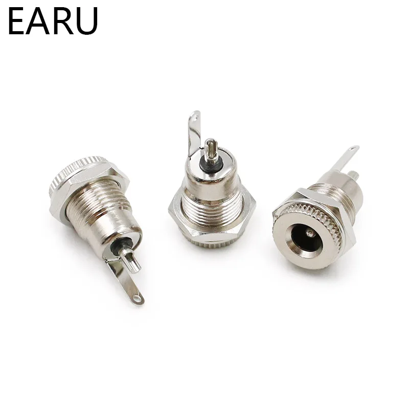 DC Power 5.5mm-2.1/2.5mm panel chasis Mount dc socket Jack socket panel dc-025m DC Power 5.5mm-2.1/2.5mm panel chasis Mount dc socket Jack socket panel dc-025m