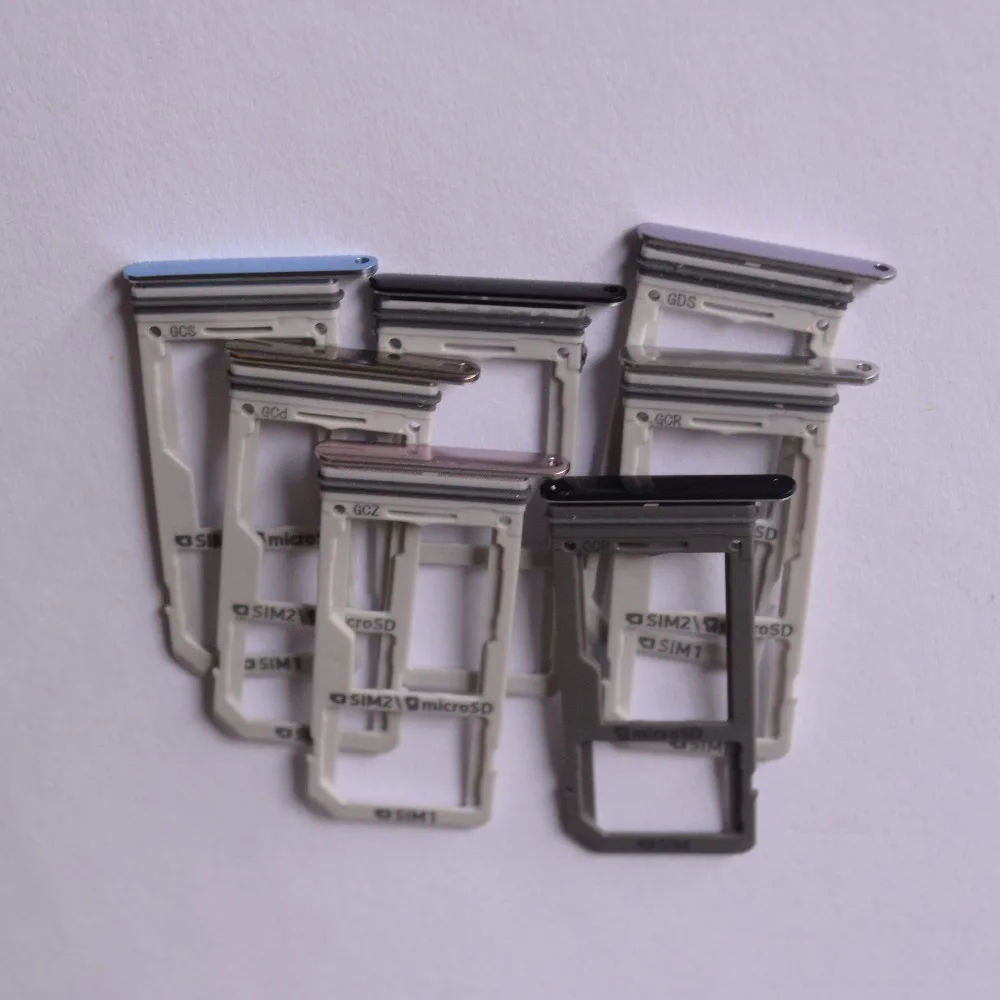 

1pcs New original for Samsung Galaxy S8 G950 S8 plus G955 SIM Card Slot SD Card Tray Holderall color 1&2 sim version