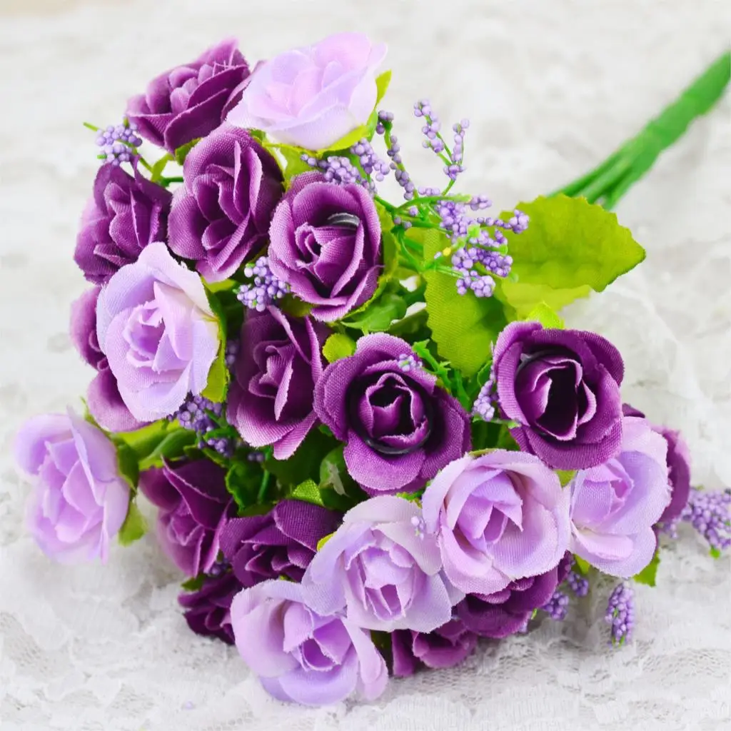 Online Get Real Touch Silk Flowers Whole Aliexpress Home Decoration Real Touch Artificial Flowers Rose Silk 7 Flower Head Leaf Wedding Bridal Hydrangea Decor Diy Whole