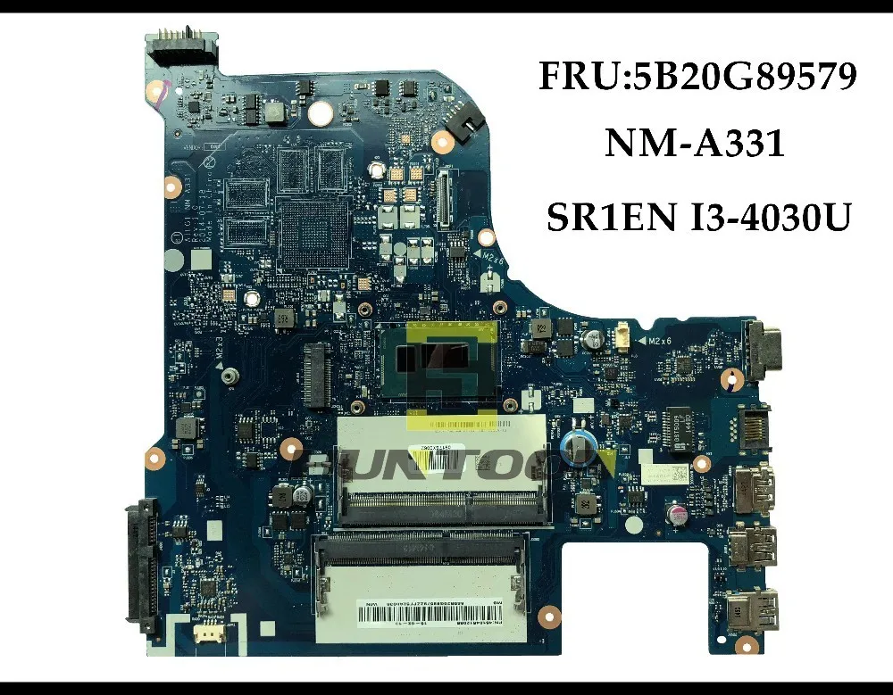 High quality FRU:5B20G89579 FOR Lenovo Ideapad G70-70 Laptop Motherboard AILG1 NM-A331 SR1EN I3-4030U DDR3L 100% Fully Tested | Компьютеры