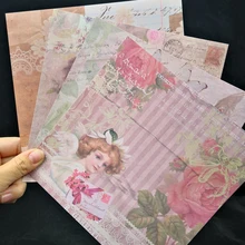 ZFPARTY Винтажный Розовый фон бумажные наклейки для скрапбукинга счастливый планировщик/изготовление карт/Журнал проект 10