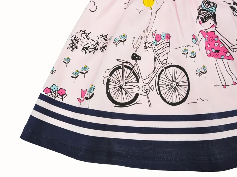 Baby girls dress 2015 summer style cute printing girls dress princess frock children Costumes party lovely robe bebe enfant nina (7)