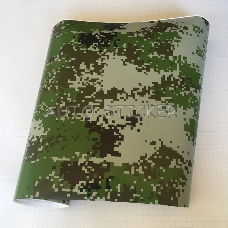 army green digit camo vinyl sticker 3