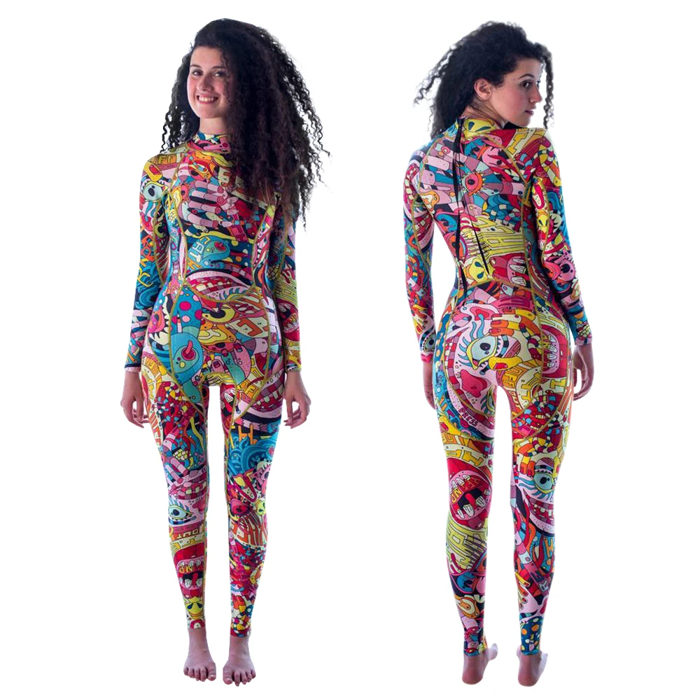 

Hisea Women Wetsuit 3mm neoprene diving suit cool water full wetsuits