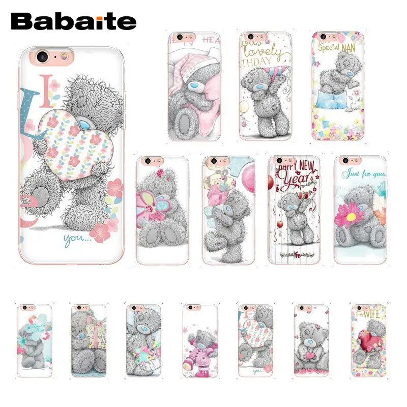 

Babaite Tatty Teddy Me To You Bear Phone Case for iphone 11 Pro 11Pro Max 6S 6plus 7 7plus 8 8Plus X Xs MAX 5 5S XR