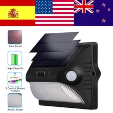 1/2/3/4/6 шт солнечный Мощность Свет Dual Head движения PIR Сенсор наружная Защитная лампа Настенный светильник водонепроницаемый уличный фонарь лампы