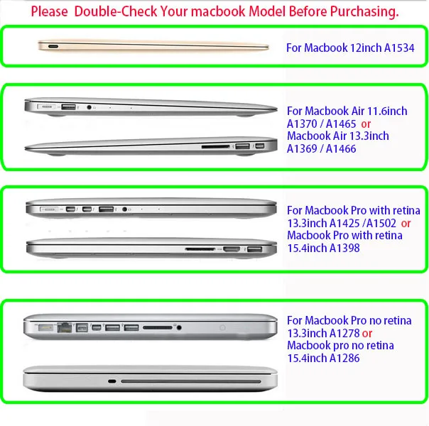 Флип чехол из искусственной кожи и с клавиатурой для Macbook Air Pro Retina 11 12 13 15 сумка